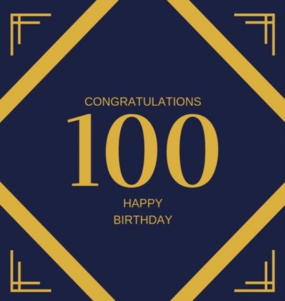 Happy 100th Birthday Guest Book (Hardcover), Lulu and Bell - Gebonden - 9781912817979