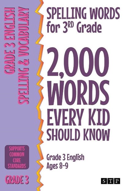Spelling Words for 3rd Grade, Stp Books - Paperback - 9781912956487