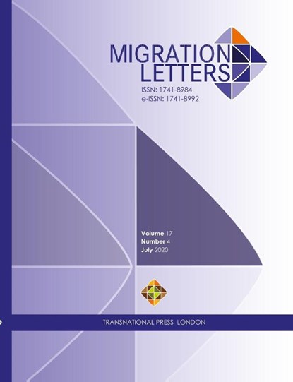 Migration Letters - Vol. 17 No. 4 - July 2020, Ibrahim Sirkeci - Paperback - 9781912997992