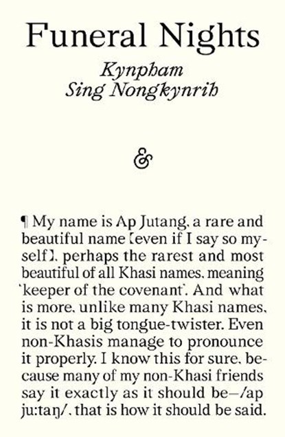 Funeral Nights, Kynpham Sing Nongkynrih - Paperback - 9781913505967