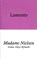 Lamento, Madame Nielsen - Paperback - 9781913513894