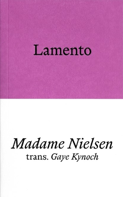 Lamento, Madame Nielsen - Paperback - 9781913513894