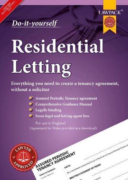 Residential Letting DIY Kit, Lawpack Lawpack - Paperback - 9781913714536