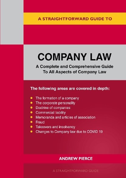 Company Law, Andrew Pierce - Paperback - 9781913776374