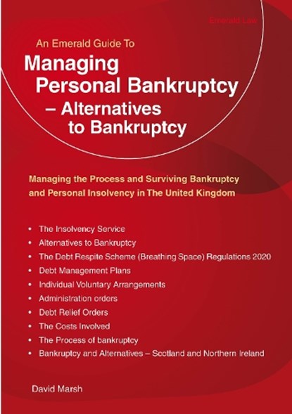 Managing Personal Bankruptcy - Alternatives to Bankruptcy, David Marsh - Paperback - 9781913776749