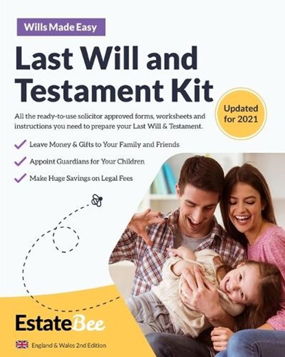 Last Will and Testament Kit, Estatebee - Paperback - 9781913889173