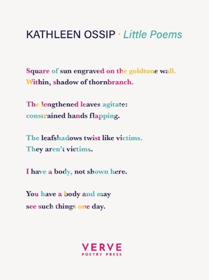 Little Poems, OSSIP,  Kathleen - Paperback - 9781913917166