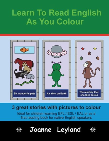 Learn To Read English As You Colour, Joanne Leyland - Paperback - 9781914159985