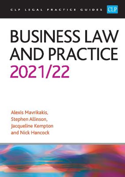 Business Law and Practice 2021/2022, Mavrikakis - Paperback - 9781914202063