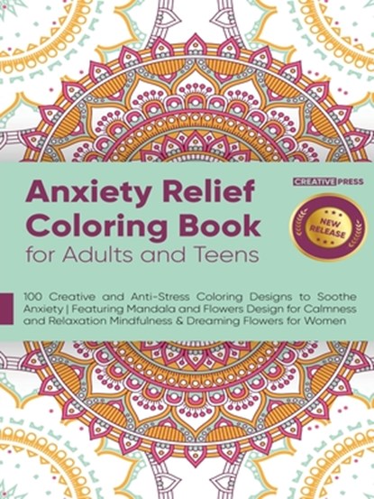 Anxiety Relief Coloring Book for Adults and Teens, Easytube Zen Studio - Paperback - 9781914271892