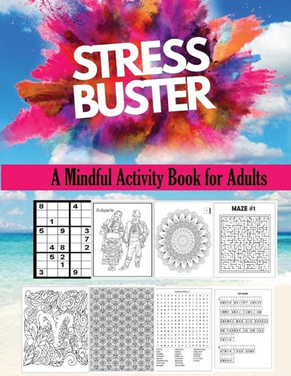 Stress Buster Activity book for adults, Richa Yadav - Paperback - 9781914419522