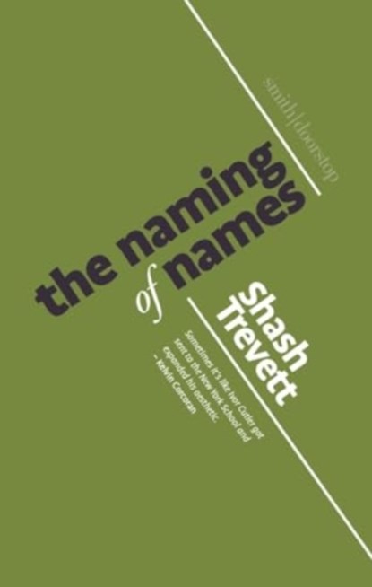 The Naming of Names, Shash Trevett - Paperback - 9781914914805