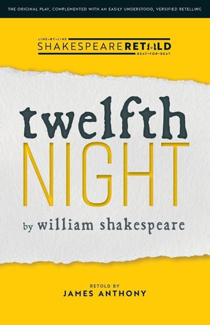 Twelfth Night, William Shakespeare ; James Anthony - Paperback - 9781914927003