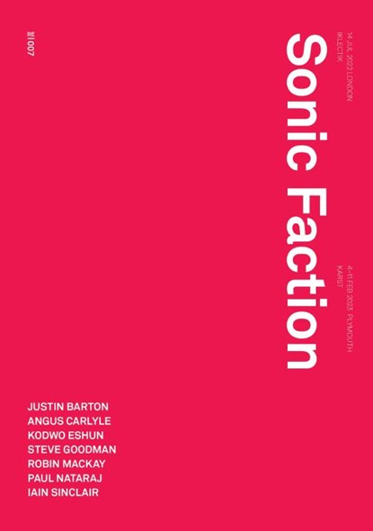 Sonic Faction, Justin Barton ; Steve Goodman - Paperback - 9781915103123