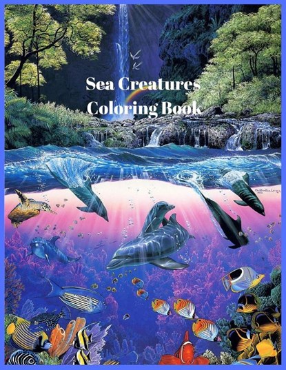 Sea Creatures Coloring Book, Nikolas Parker - Paperback - 9781915104489