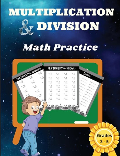 Multiplication and Division Math Practice Grades 3-5, Naomi Rush - Paperback - 9781915104601