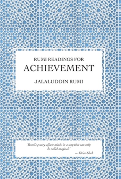 Rumi Readings for Achievement, Jalaluddin Rumi - Gebonden - 9781915311689