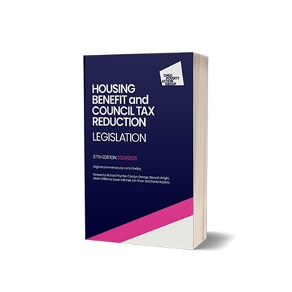 Housing Benefit and Council Tax Reduction Legislation, 37th Edition 2024/25, CPAG - Paperback - 9781915324160