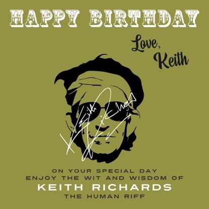 Happy Birthday-Love, Keith, Keith Richards - Paperback - 9781915393746