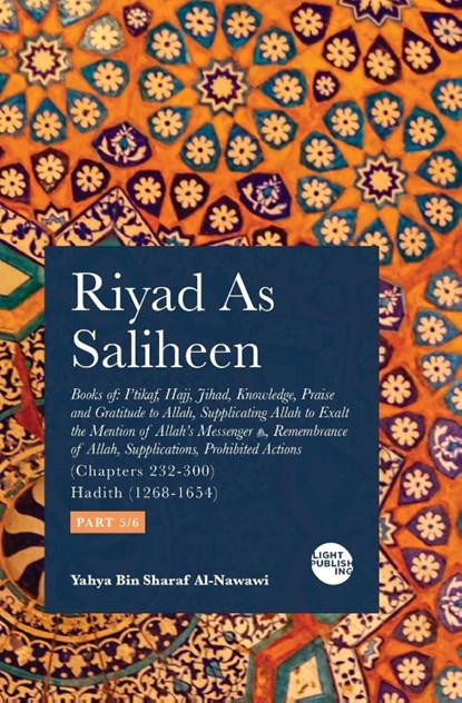 Riyad As Saliheen, Yahya Bin Sharaf Al-Nawawi - Paperback - 9781915570444