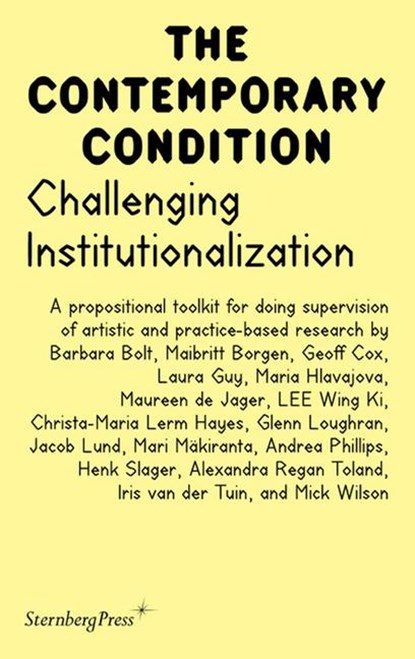 Challenging Institutionalization, Maibritt Borgen ; Jacob Lund ; Henk Slager - Paperback - 9781915609625