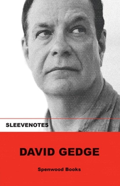 Sleevenotes, David Gedge - Paperback - 9781915858399