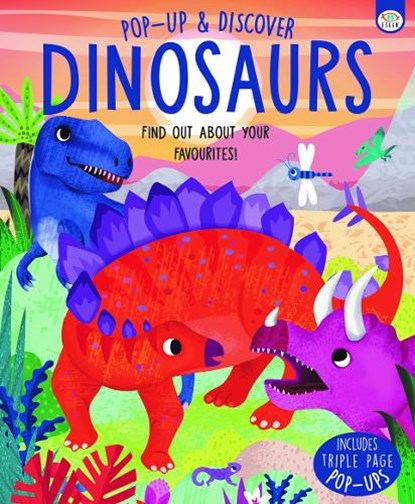 Pop Up and Discover Dinosaurs, Anton Poitier - Gebonden - 9781915995667