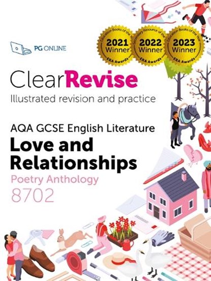 ClearRevise AQA GCSE English Literature: Love and relationships, Poetry Anthology 8702, PG Online - Paperback - 9781916518070