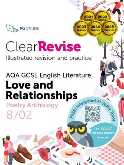 ClearRevise AQA GCSE English Literature: Love and relationships, Poetry Anthology 8702, PG Online - Paperback - 9781916518070