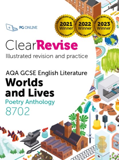 ClearRevise AQA GCSE English Literature 8702; Worlds and Lives Poetry Anthology, PG Online - Paperback - 9781916518131