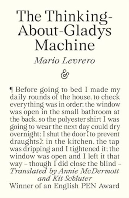 The Thinking-About-Gladys Machine, Mario Levrero - Paperback - 9781916751064