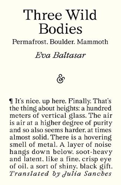 Three Wild Bodies, Eva Baltasar - Paperback - 9781916751835