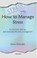 How to Manage Stress, Semo Serroukh - Paperback - 9781916777033
