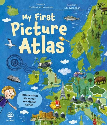 My First Picture Atlas, Catherine Bruzzone - Gebonden - 9781916851559