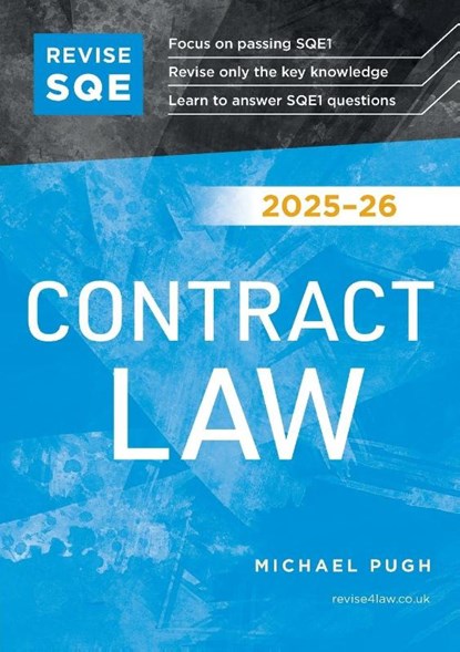 Revise SQE Contract Law 2025/26, Michael Pugh - Paperback - 9781917183321