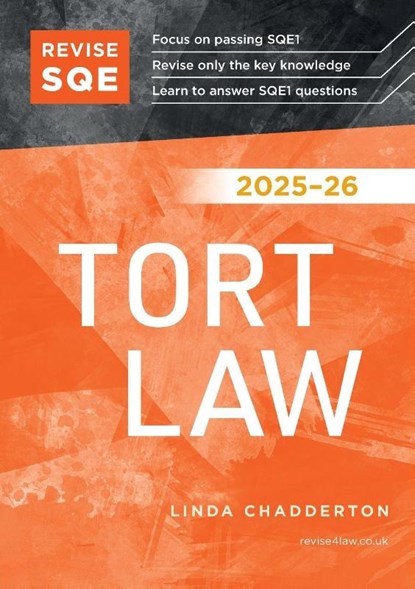 Revise SQE Tort Law 2025/26, Linda Chadderton - Paperback - 9781917183505