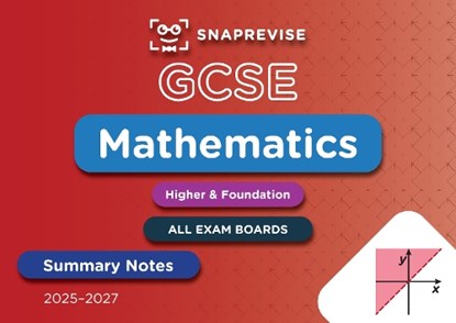SnapRevise GCSE Maths Summary Notes, SnapRevise - Paperback - 9781917424929