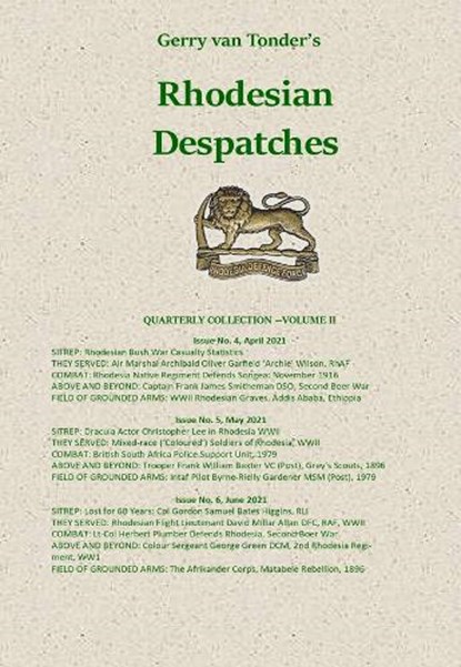 Rhodesian Despatches, Gerry van Tonder - Paperback - 9781917426497