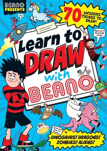 Beano Presents: Learn To Draw With Beano,  - Paperback - 9781917436649