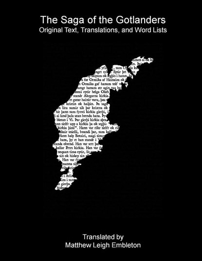The Saga of the Gotlanders, Anon. (Tr. M. L. Embleton) - Paperback - 9781918157482