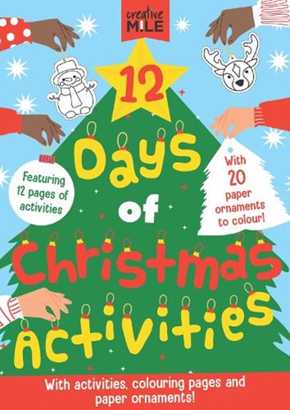 12 Days of Christmas Activity Book, Creative Mile - Paperback - 9781923091672