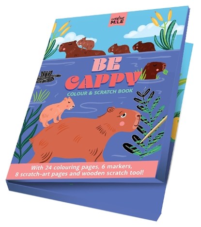 Be Cappy Colour and Scratch Book, Creative Mile - Gebonden - 9781923091795
