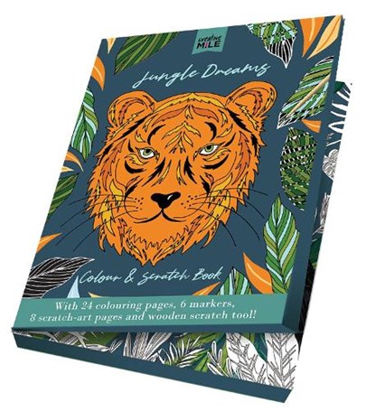 Jungle Dreams Colour and Scratch Book, Creative Mile - Gebonden - 9781923091849