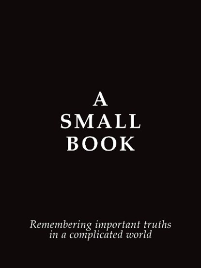 A Small Book: Remembering Important Truths in a Complicated World, B. Nester - Paperback - 9781923101715