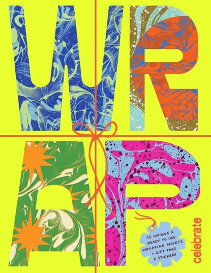 WRAP: Celebrate - Gift Wrapping Paper Book with Gift Tags, Sweet Hearts Press - Paperback - 9781923208216
