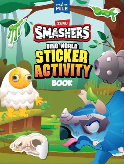 Smashers Dino World Sticker Activity Book, Creative Mile - Paperback - 9781923286740
