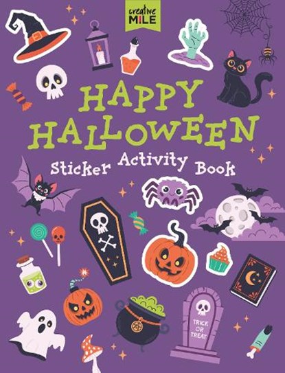 Happy Halloween Sticker Activity Book, Creative Mile - Paperback - 9781923286870
