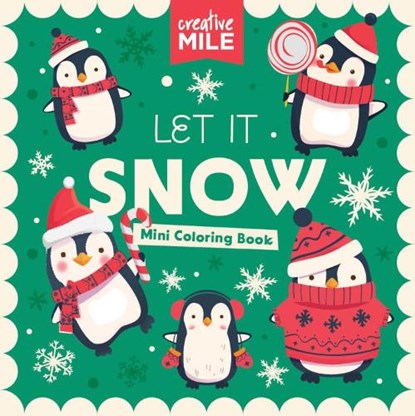 2 Pack Mini Coloring Book Let It Snow, Creative Mile - Paperback - 9781923359000