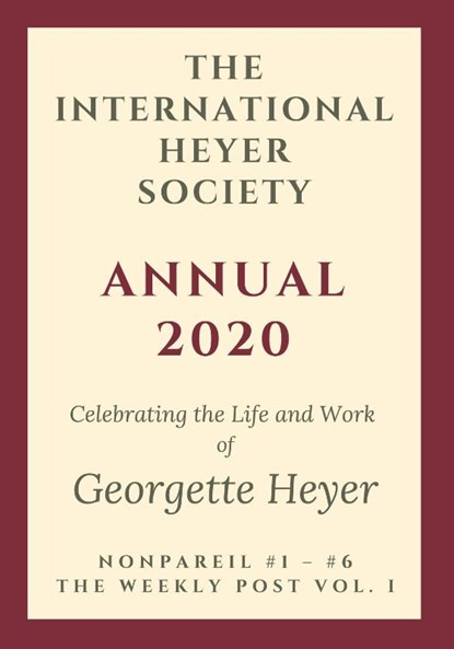 The International Heyer Society Annual 2020, Rachel Hyland - Paperback - 9781925770322