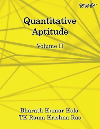 Quantitative Aptitude, Bharath Kumar Kola ; Tk Rama Krishna Rao - Paperback - 9781925823875